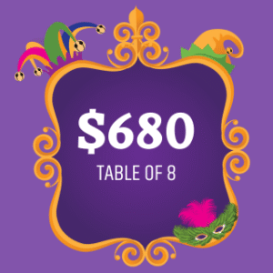 Fat Friday Gala Ticket for a Table of Eight